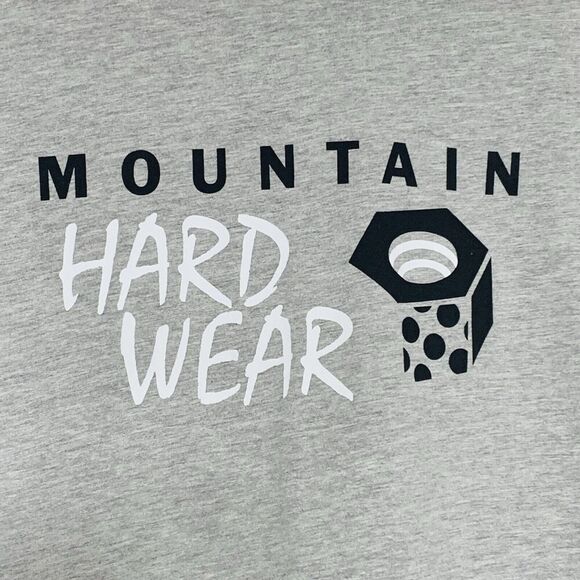 MOUNTAIN HARDWARE MHW Back Logo Long Sleeve T-Shirt Men Large Grey Heather NWT - Picture 3 of 9